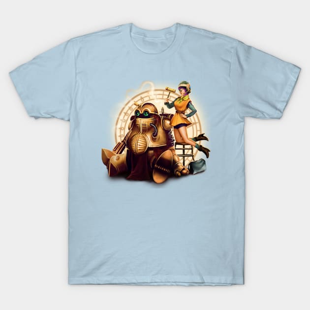 Lucca & Robo T-Shirt by MeganLara